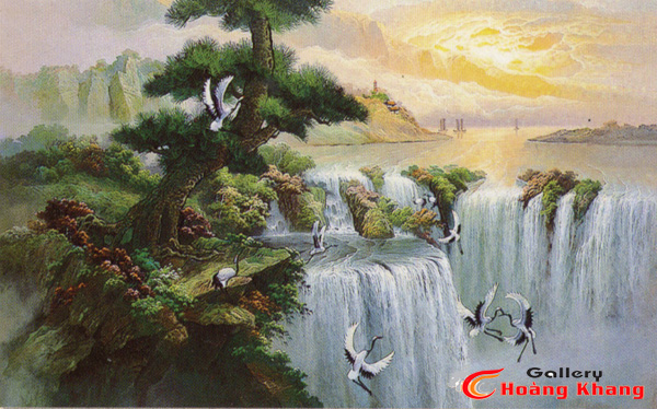 Tranh Núi - Nước - Phong Thuỷ